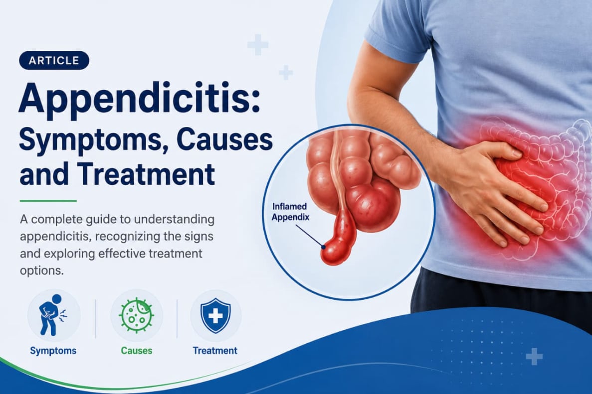 Appendicitis: symptoms, causes and Treatment